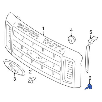 Ford OE - Bumper Face Bar Mount Bolt