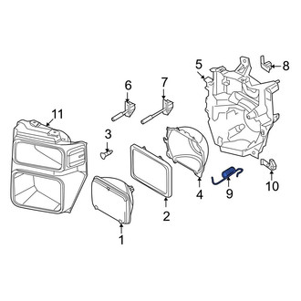 Ford OE - Headlight Adjusting Spring