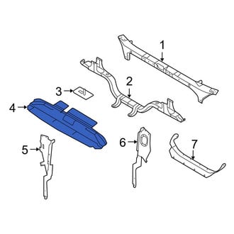 Ford OE - Front Upper Radiator Support Air Deflector