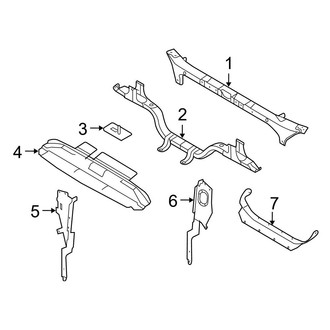 Ford OE - Radiator Support (6.8L)