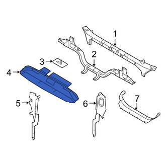 Ford OE - Front Upper Radiator Support Air Deflector