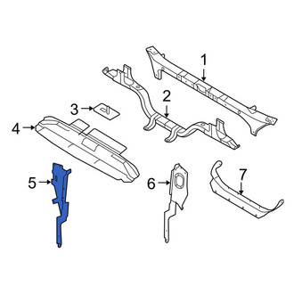 Ford OE - Front Right Radiator Support Air Deflector
