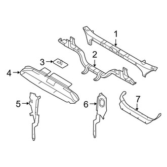 Ford OE - Radiator Support (6.4L)