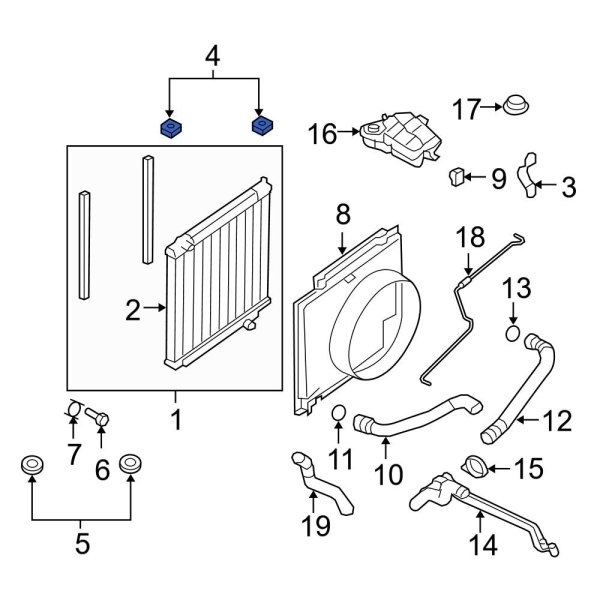 Radiator Insulator