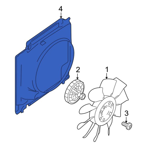 Engine Cooling Fan Shroud