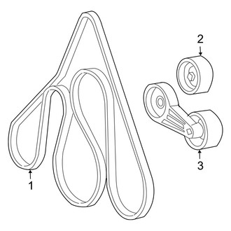 Ford OE - Cooling - Belts & Pulleys (Crew Cab 6.8L)