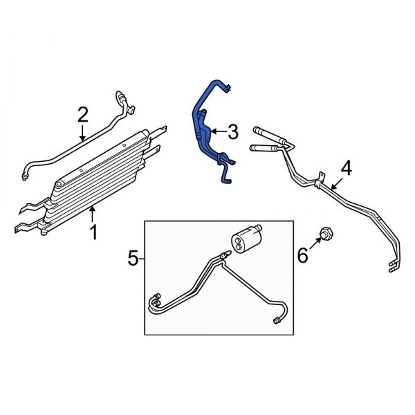 Automatic Transmission Oil Cooler Hose Assembly