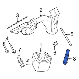 Ford OE - Engine Oil Filter Adapter