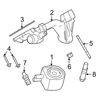 Ford OE - Cooling - Oil Cooler (6.8L)
