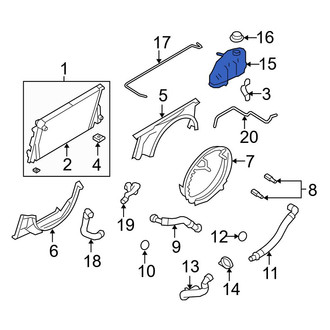 Ford OE - Engine Coolant Reservoir
