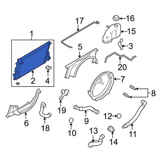 Ford OE - Fuel Cooler