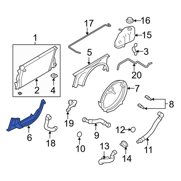 Engine Cooling Fan Shroud