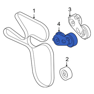 Ford OE - Accessory Drive Belt Tensioner Assembly
