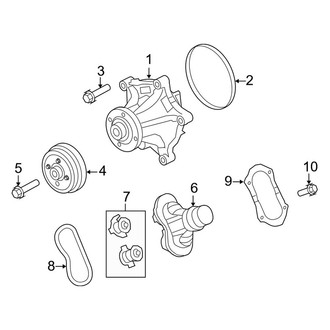 Ford OE - Cooling - Water Pump (Crew Cab 6.4L)