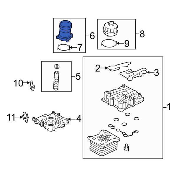 Engine Oil Filter Housing