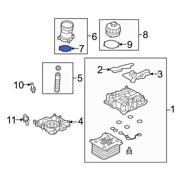 Engine Oil Filter Housing Seal