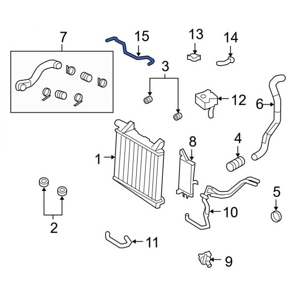 Turbocharger Coolant Supply Line