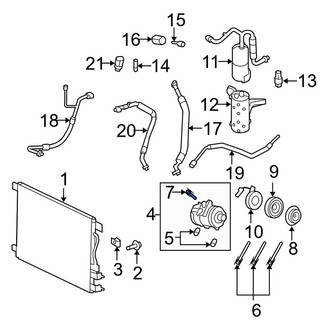 Ford OE - A/C Compressor Bolt
