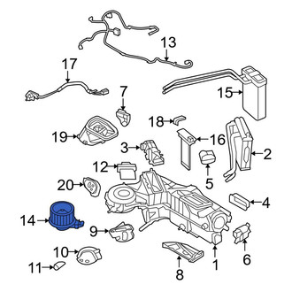 Ford OE - HVAC Blower Motor Assembly