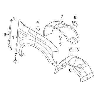 Ford OE - Fender & Components (Crew Cab)