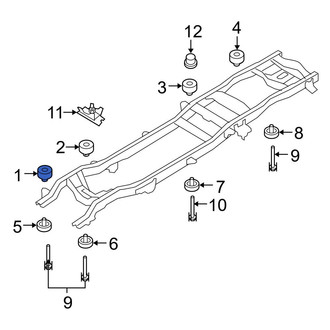 Ford OE - Front Upper Body Mount Cushion