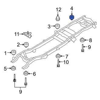Ford OE - Upper Body Mount Cushion