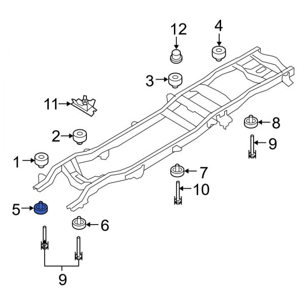 Body Mount Cushion