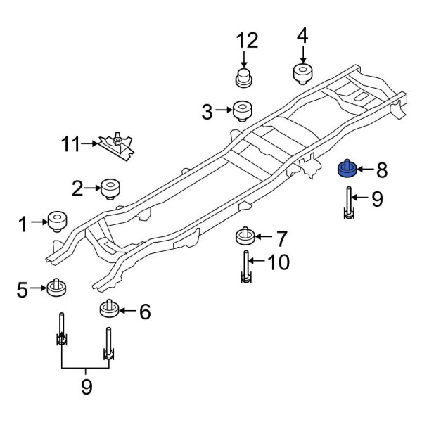 Body Mount Cushion