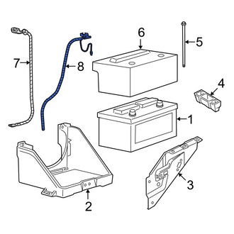 Ford OE - Right Battery Cable