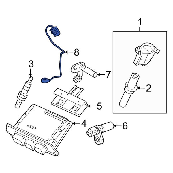 Ignition Knock (Detonation) Sensor