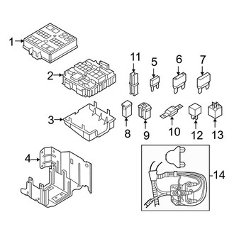Ford OE - Electrical - Fuse & Relay (Engine Compartment)