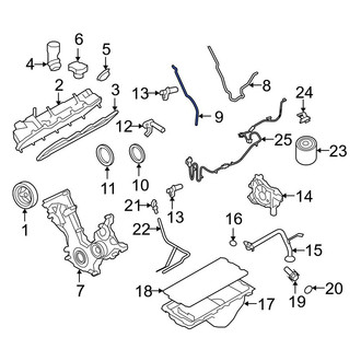 Ford OE - Left Engine Timing Cover Gasket