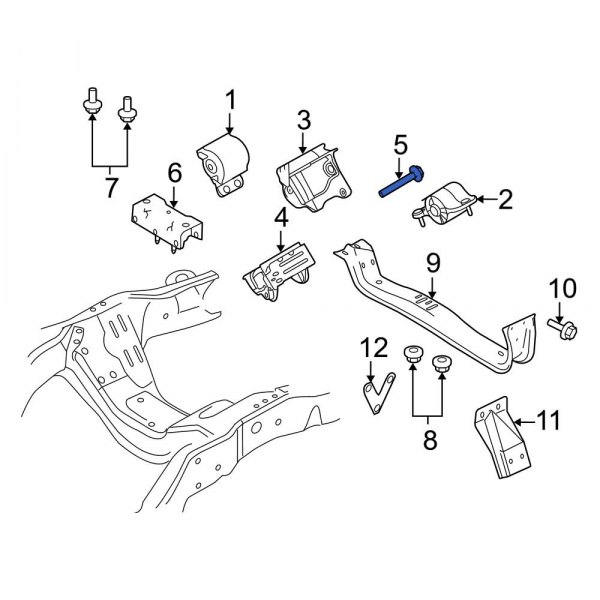 Engine Mount Bolt