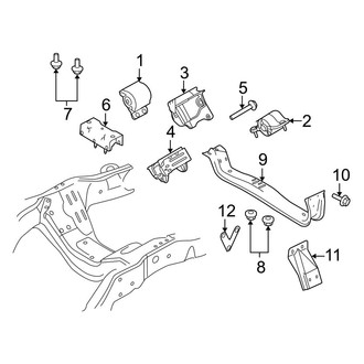 Ford OE - Engine & Transmission Mounting (Crew Cab 6.8L)