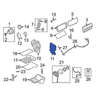Ford OE - Engine Timing Cover Gasket