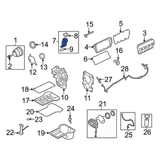 Ford OE - Engine Oil Filler Tube