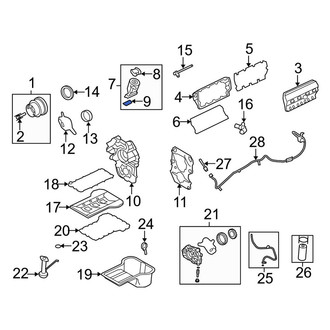 Ford OE - Engine Oil Filler Cap Seal