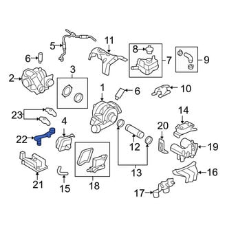 Ford OE - Turbocharger Oil Line