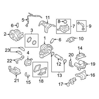 Ford OE - Engine - Turbocharger & Components (6.4L)