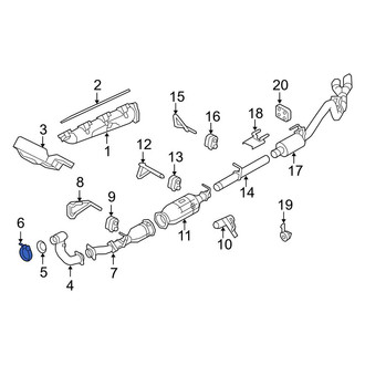 Ford OE - Exhaust Muffler Clamp