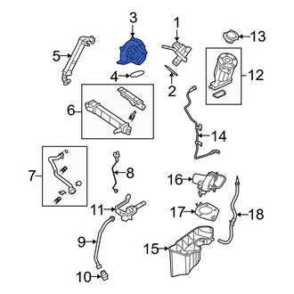 Ford OE - Exhaust Gas Recirculation (EGR) Valve Spacer Plate
