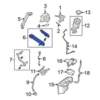 Ford OE - Lower Exhaust Gas Recirculation (EGR) Cooler