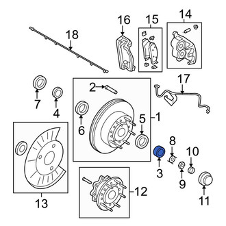 Ford OE - Front Outer Wheel Bearing