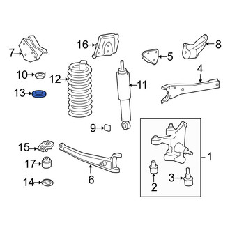 Ford OE - Front Lower Coil Spring Retainer