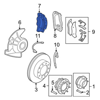 Ford OE - Rear Left Disc Brake Caliper