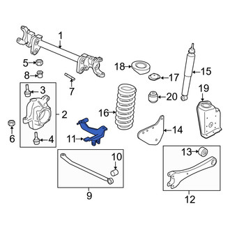 Ford OE - Front Suspension Track Bar Bracket