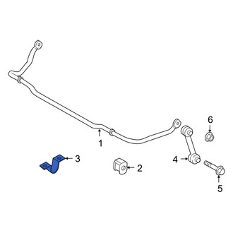 Ford OE - Front Suspension Stabilizer Bar Bracket