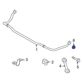 Ford OE - Rear Suspension Stabilizer Bar Link Nut