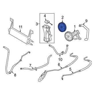 Ford OE - Power Steering Pump Pulley