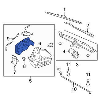 Ford OE - Front Washer Fluid Reservoir Cap